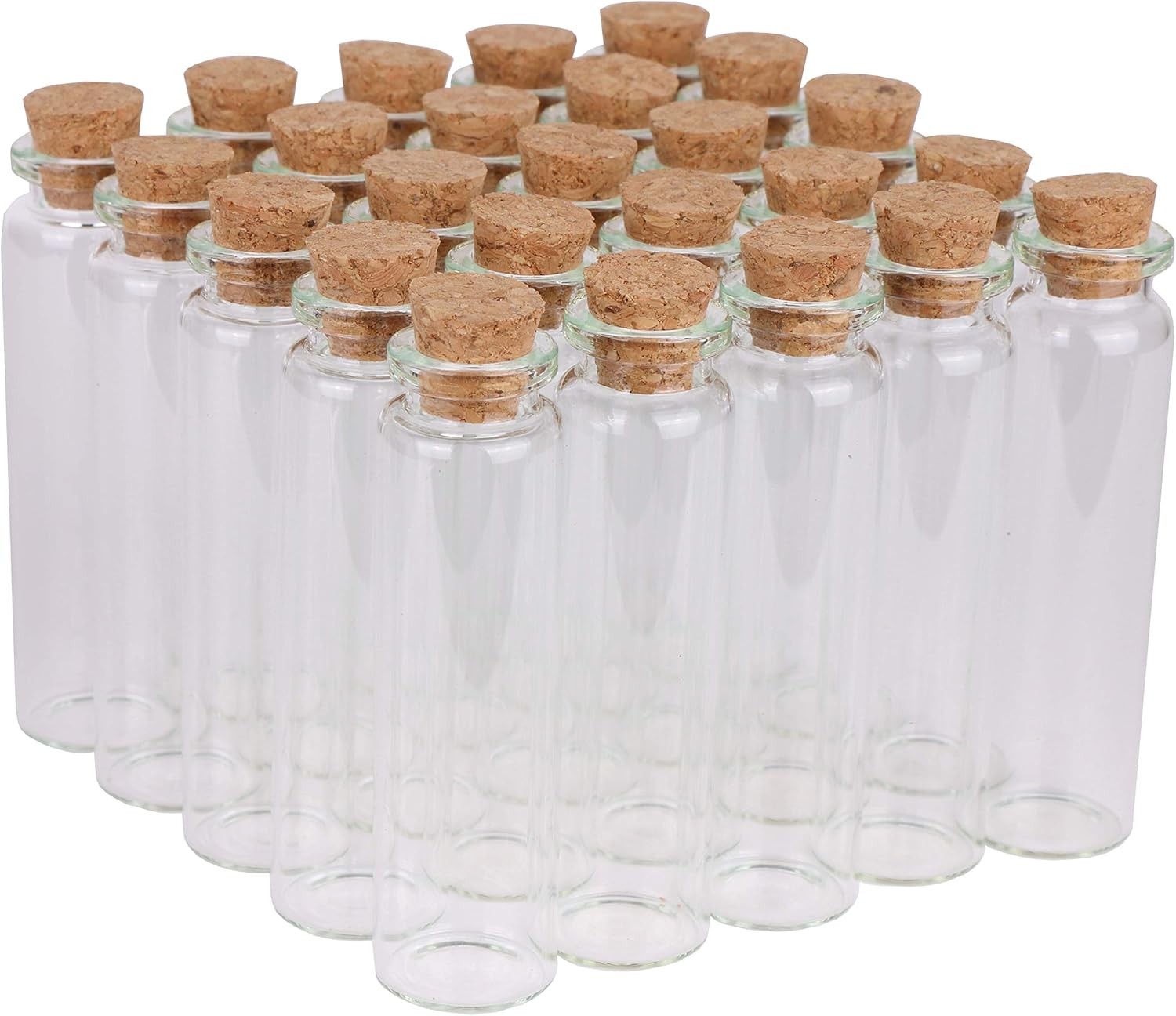 Small Glass Bottles with Cork Stoppers 20ml