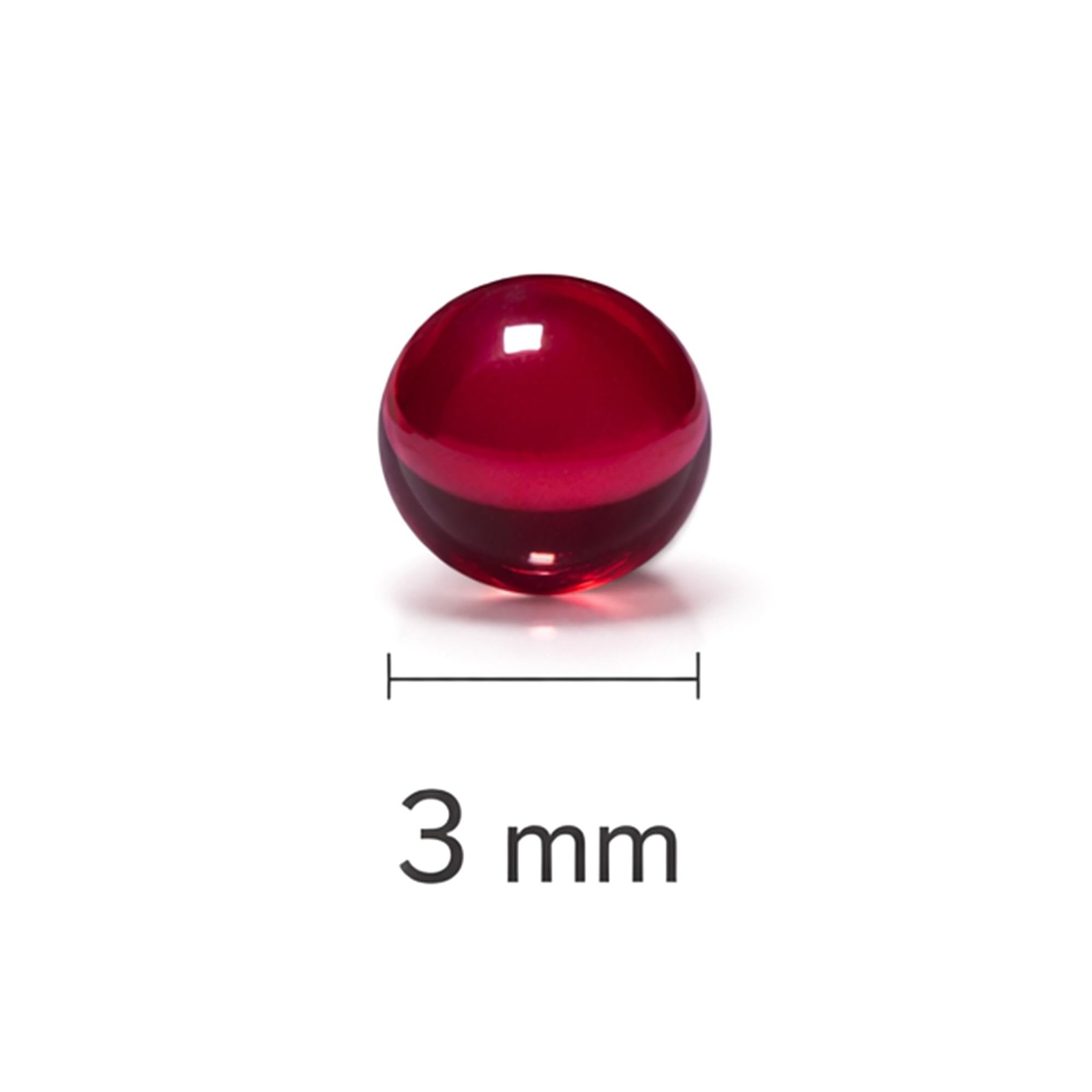 3mm Ruby Pearl 25 Pack 3mm, Red