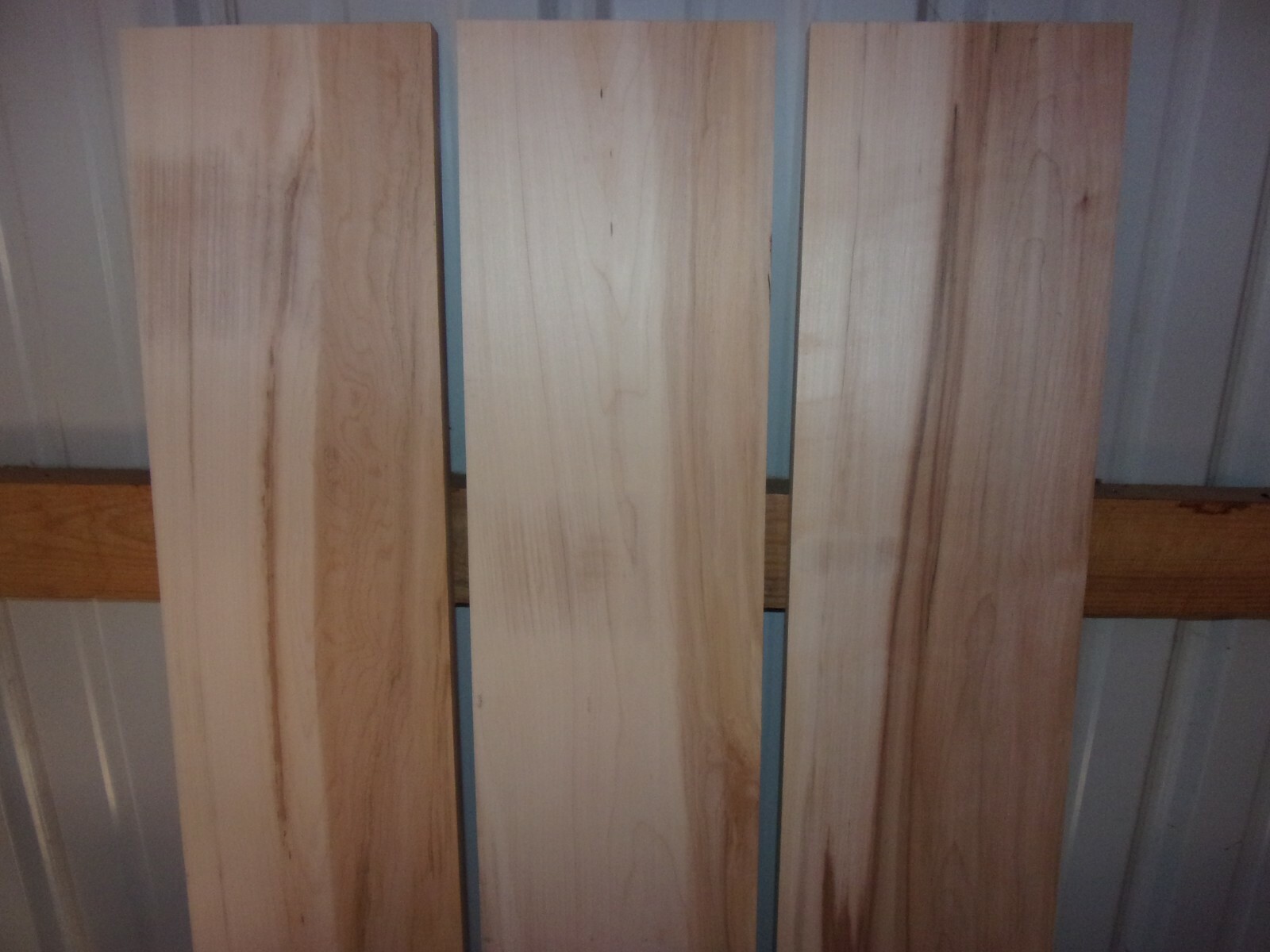 3 PC HARD SUGAR MAPLE LUMBER WOOD KILN DRIED BOARDS LOT 157H 30″X 7 3/8″X 7/8″