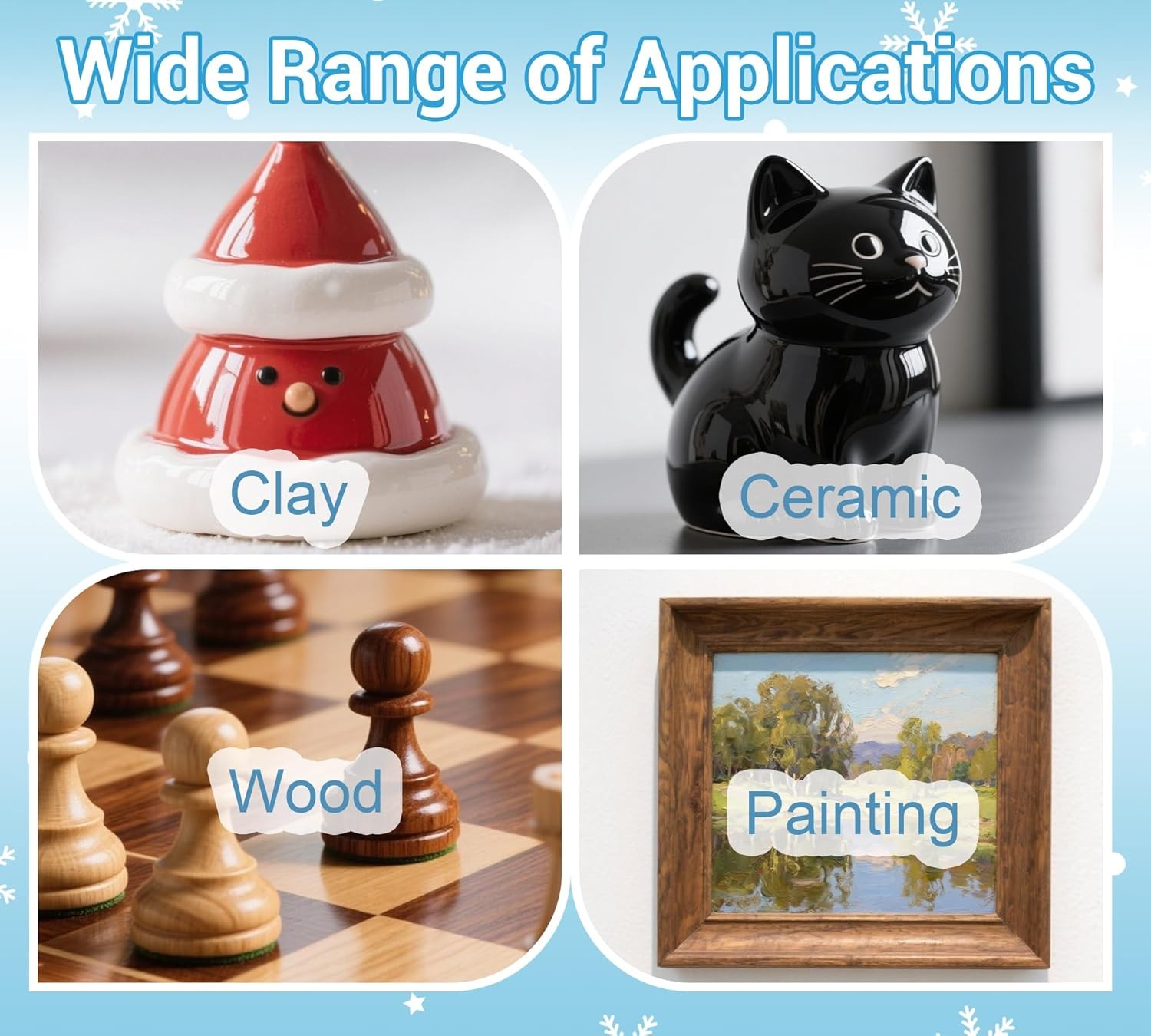 Air Dry Clay Glaze, Ultra Gloss and Matte Clay Varnish for Air Dry Clay/Polym…