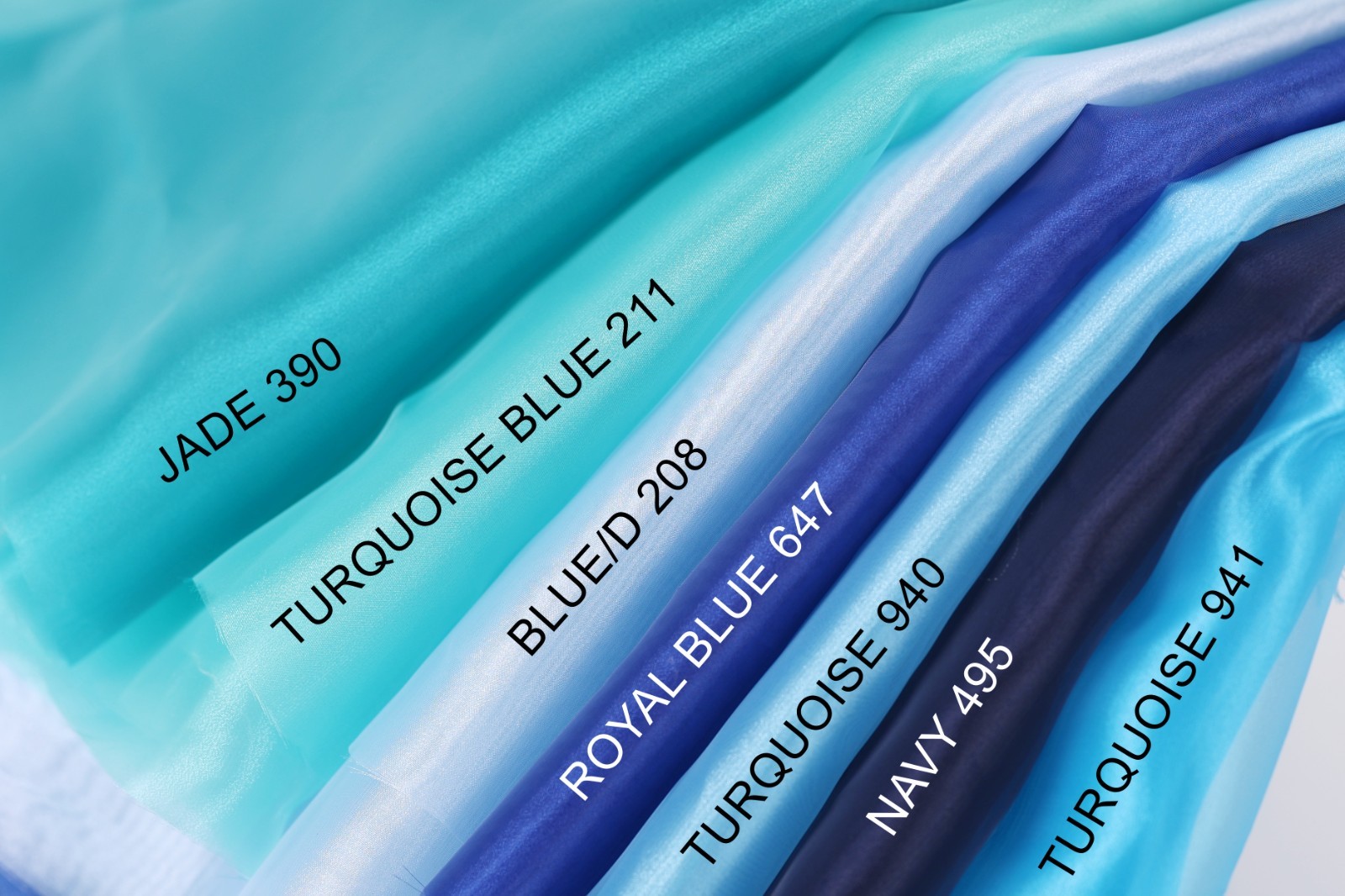 47 colors Crystal Sheer Organza Fabric By the Yard for Wedding, Costumes, Decor