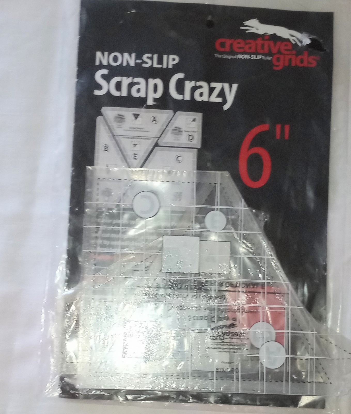 Creative Grids Quilting 6″ Crazy Quilt Ruler Brand New Never Used Factory Sealed