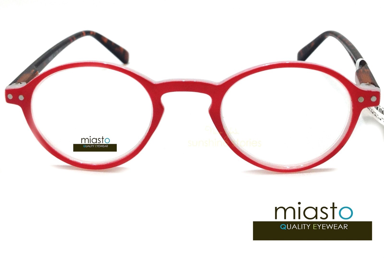 NWT$39.99 MIASTO RETRO ROUND KEYHOLE PREPPY READER VINTAGE READING SPECS GLASSES