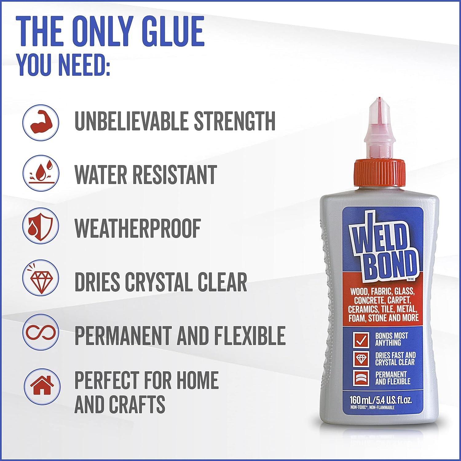 Multi-Surface Strong Glue – Fast Drying Glue for Wood, Tile, Ceramic, Pottery…
