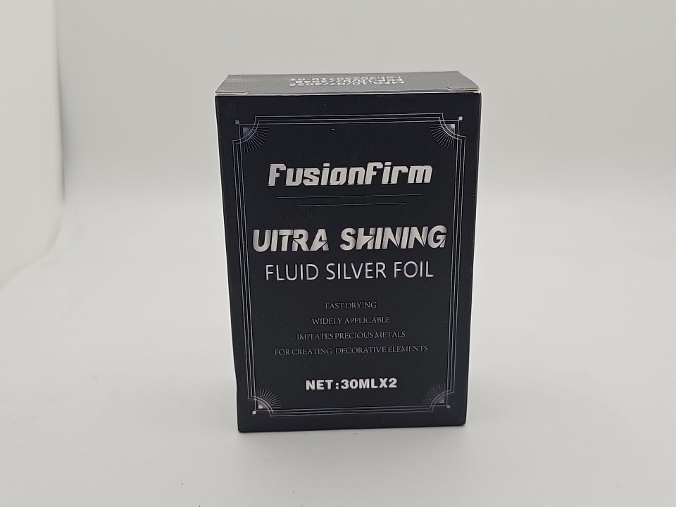 Liquid Silver Leaf Paint Kit – Alcohol-Based Quick Dry Ultra Shiny Metallic