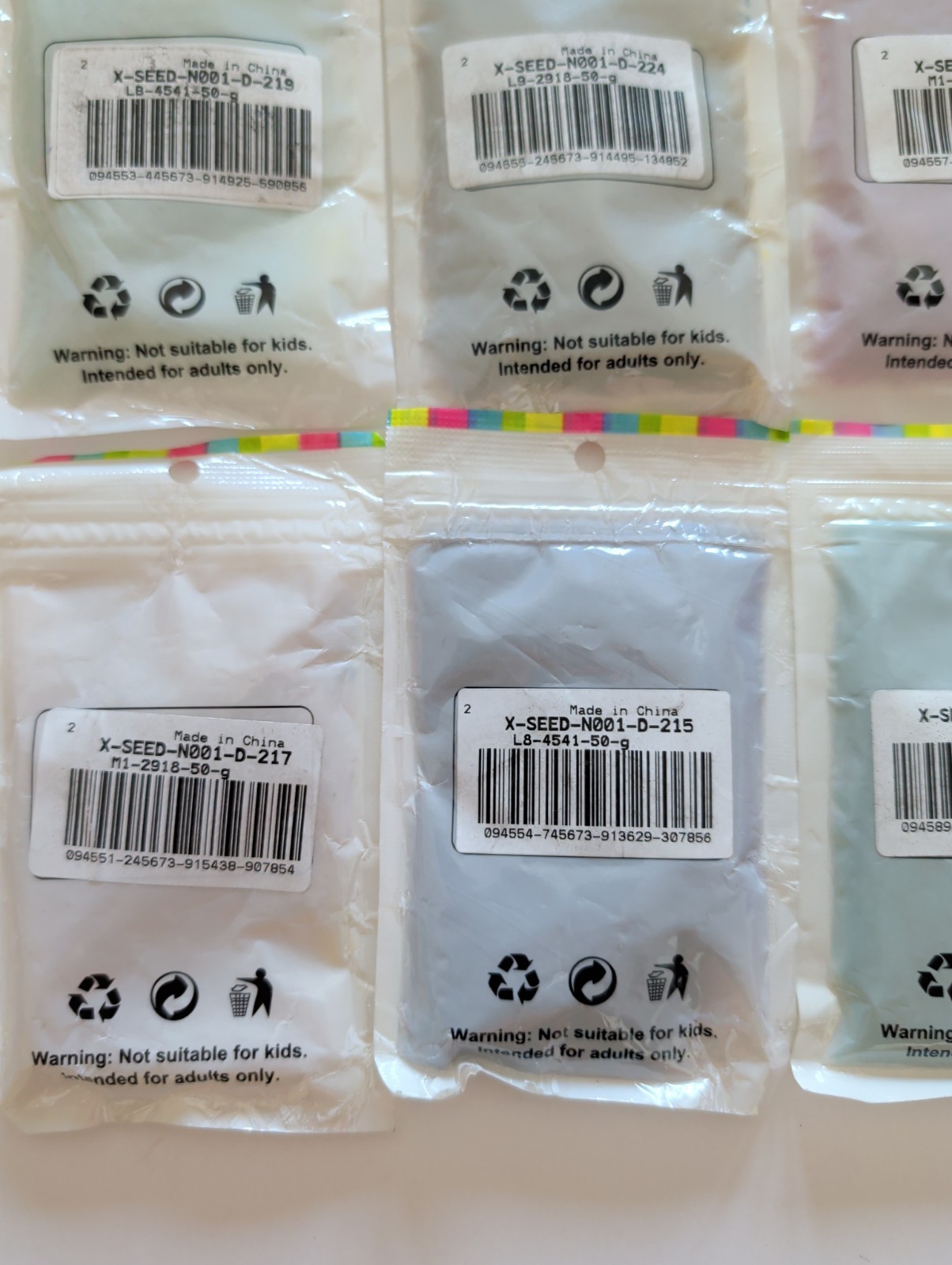 Lot Of 12 Bags Seed Beads 50 grams each Glass Beads