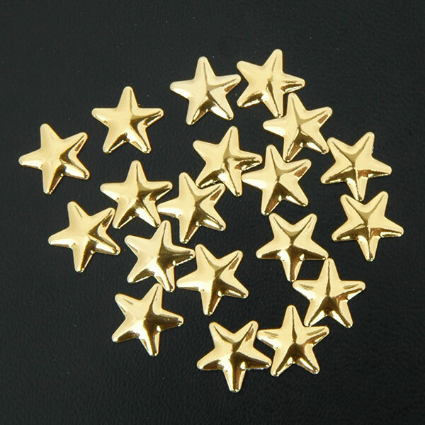 Threadart Specialty Nailhead – Gold Star 10x10mm – 1 Gross