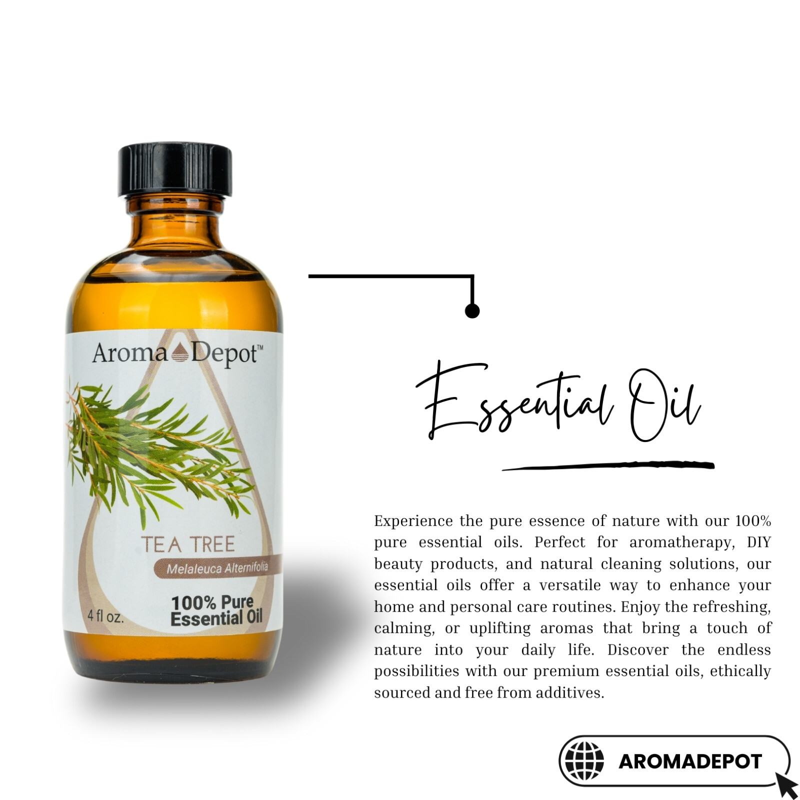 Tea Tree Essential Oil Therapeutic Grade 100% Pure Natural Melaleuca Acaite