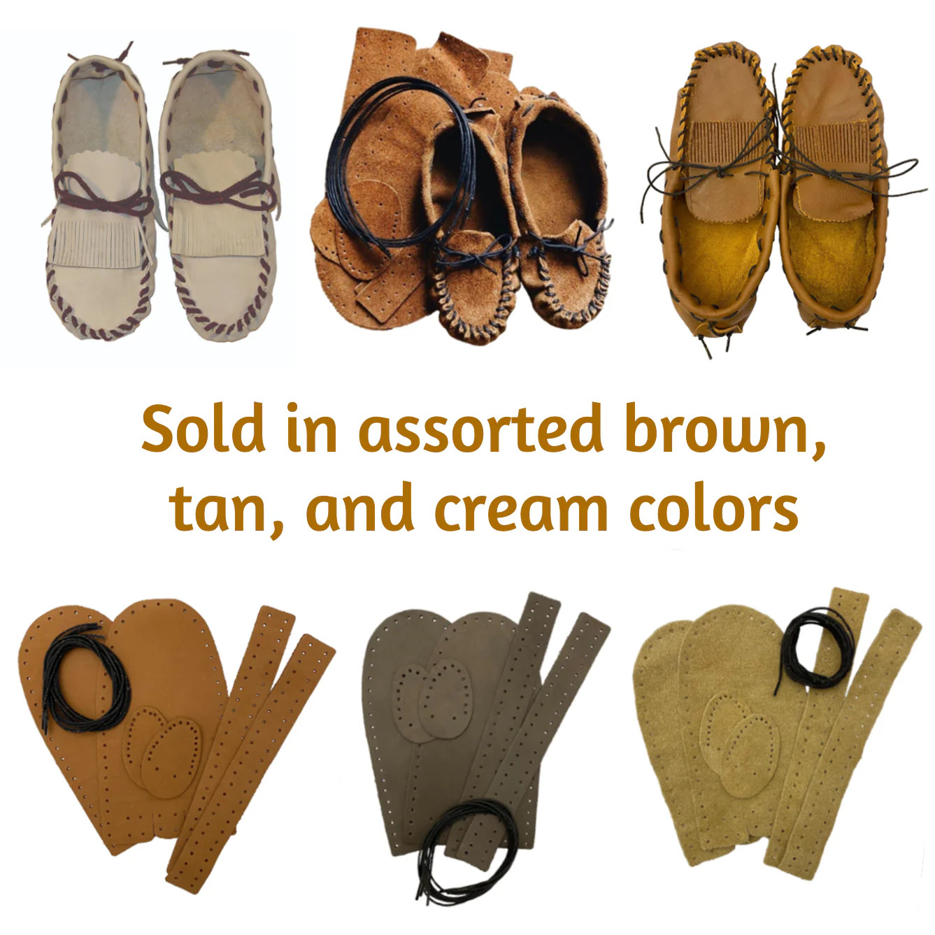 DIY Leather Moccasin Craft Kit – Make Your Own Moccasins