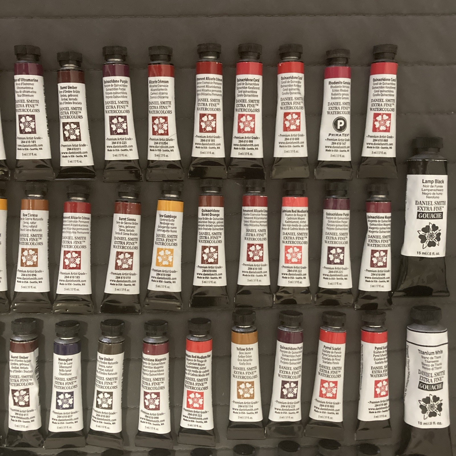 Lot of 105 – Daniel Smith Extra Fine Watercolors Paint – 5ml + 15ml – NEW H104