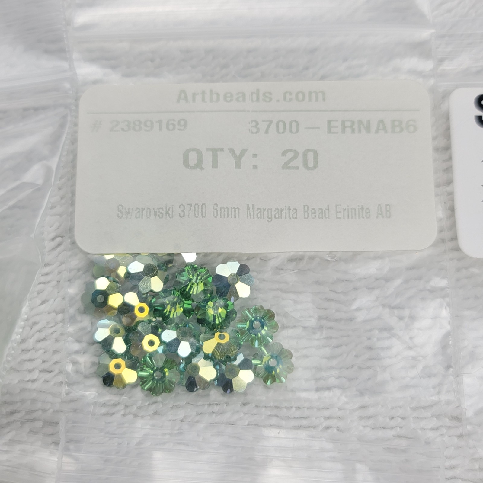 Swarovski Crystal Bead Lot Green Emerald Erinite Bicone Cube Pendant Mixed Qty