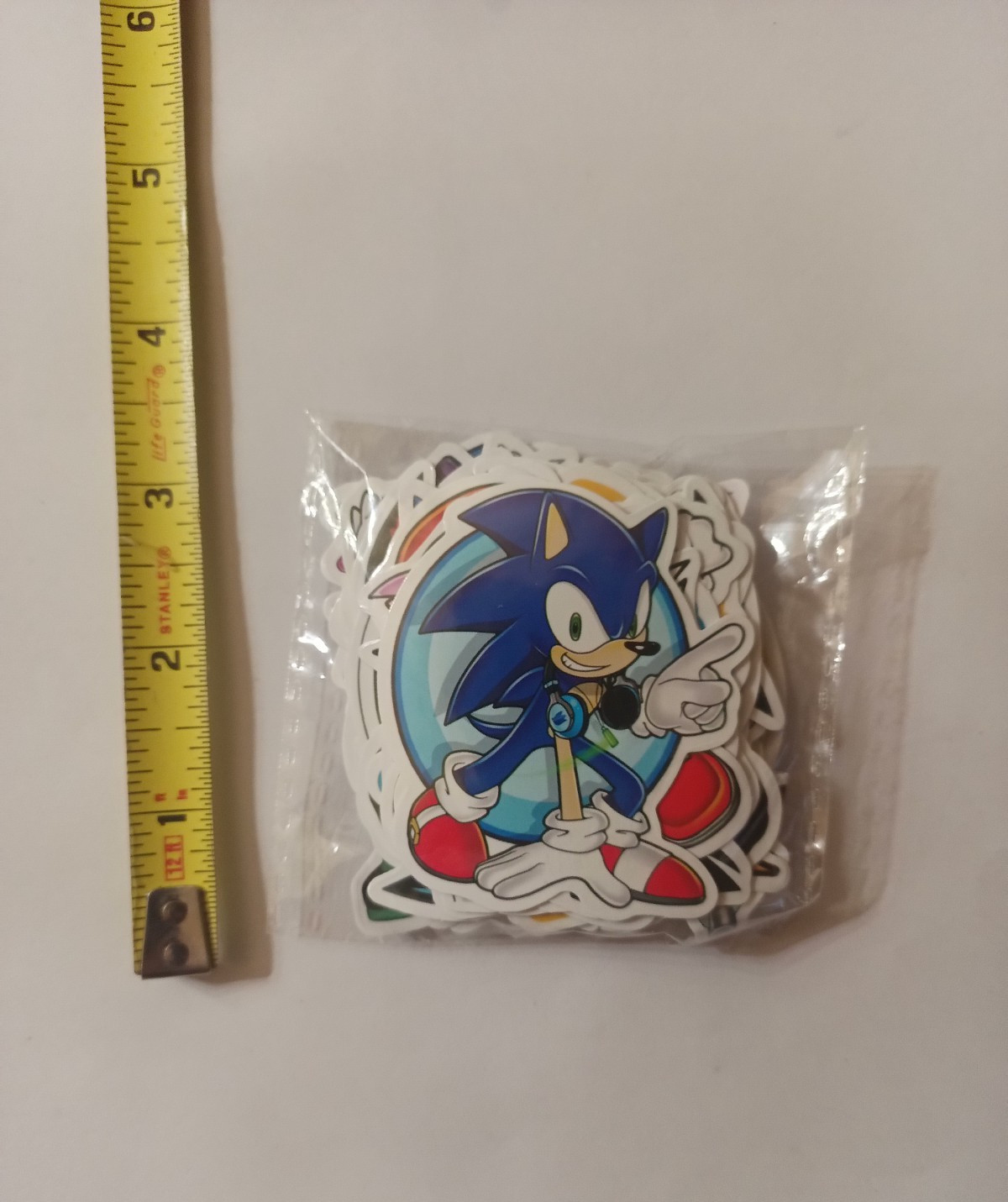 SONIC- STICKERS-50 STICKERS-UNBRANDED-NEXT DAY FREE SHIPPING