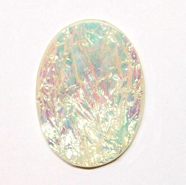 7 Colors 40x30mm Vertical or Horizontal Acrylic Faceted Faux Opal Cameos, Cabs
