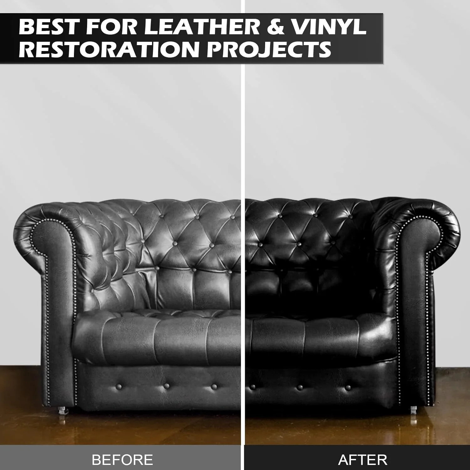 SEISSO Leather Recoloring Balm, Leather Repair Kit for Furniture, Leather Scratc