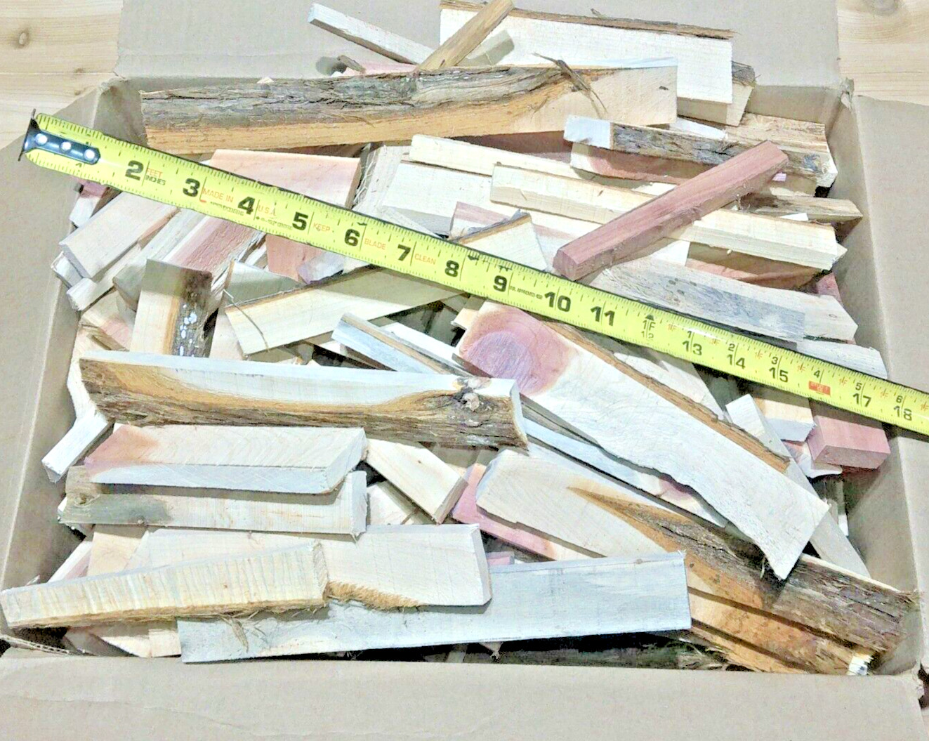Eastern Red Cedar Fresh Aromatic Wood Scrap Pieces 12 Pounds FREE SHIPPING!