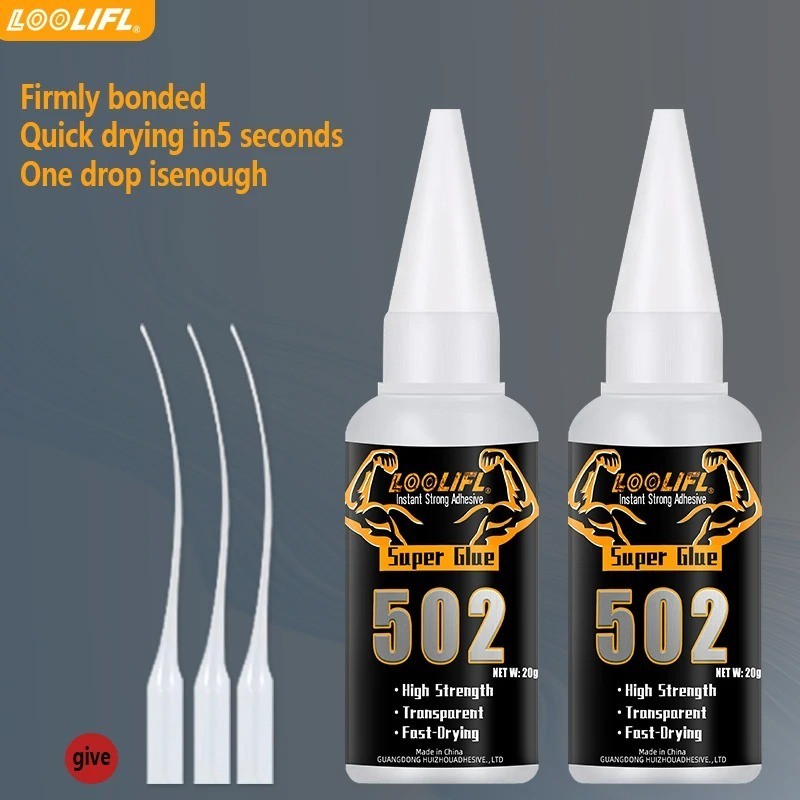 502 Super Glue 20g Fast Dry Strong Adhesive for Metal Wood Plastic