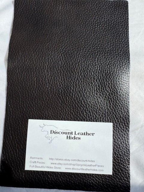 Bristol Black Cowhide High Sheen Pebble Grain 1.4mm AB 9