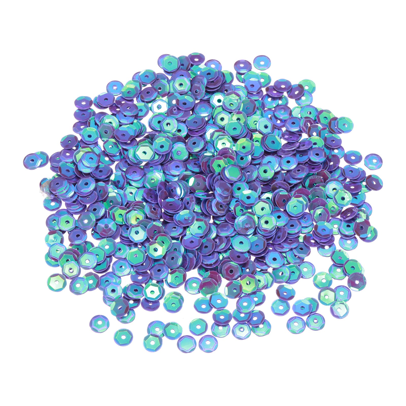 Loose Sequins 2000 Pcs 5MM Sequins Spangles, AB Dark Purple