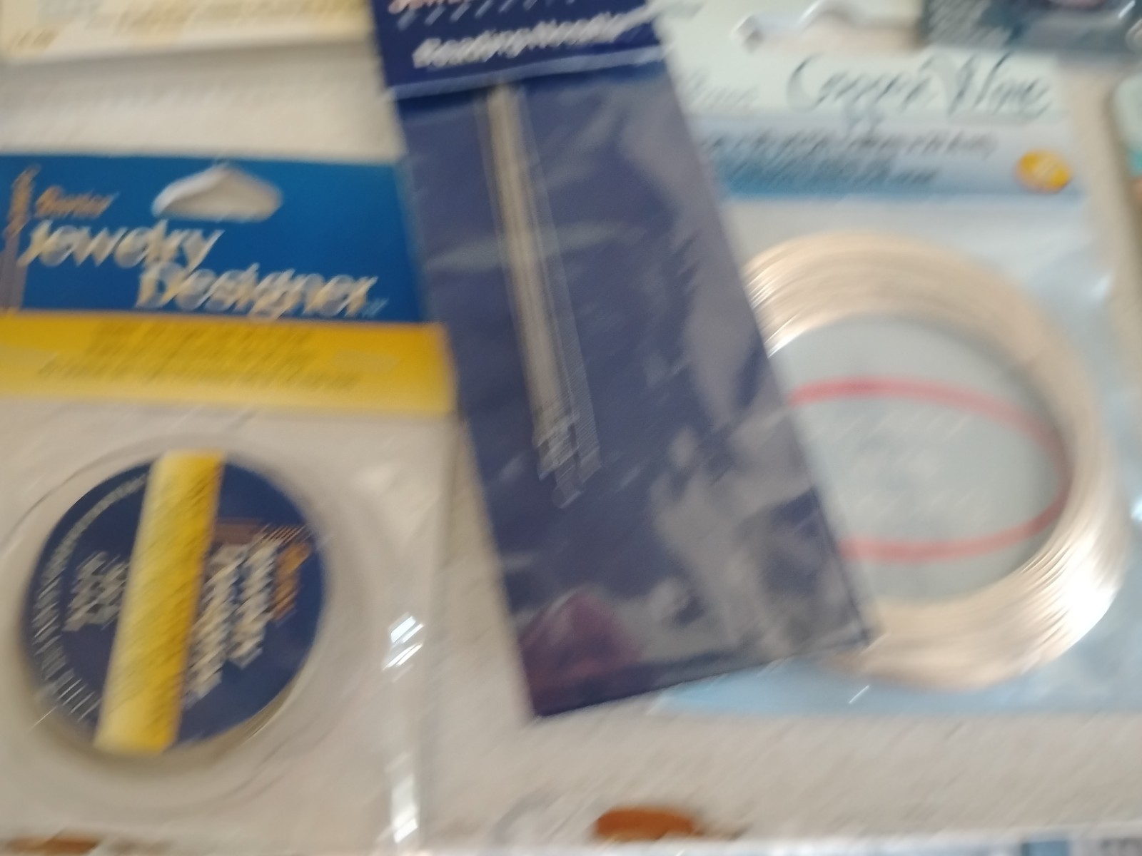 Bead Jewelry Making Lot of Supplies Tools Clasps Wire, 12 Psc. New Old Stock