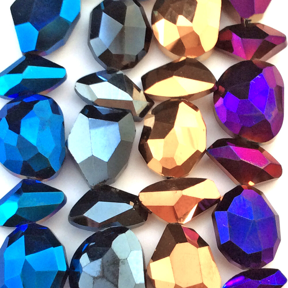 Sale Destash Mixed Colors Shapes Designer Chinese Crystal Glass Beads Q4 Strands