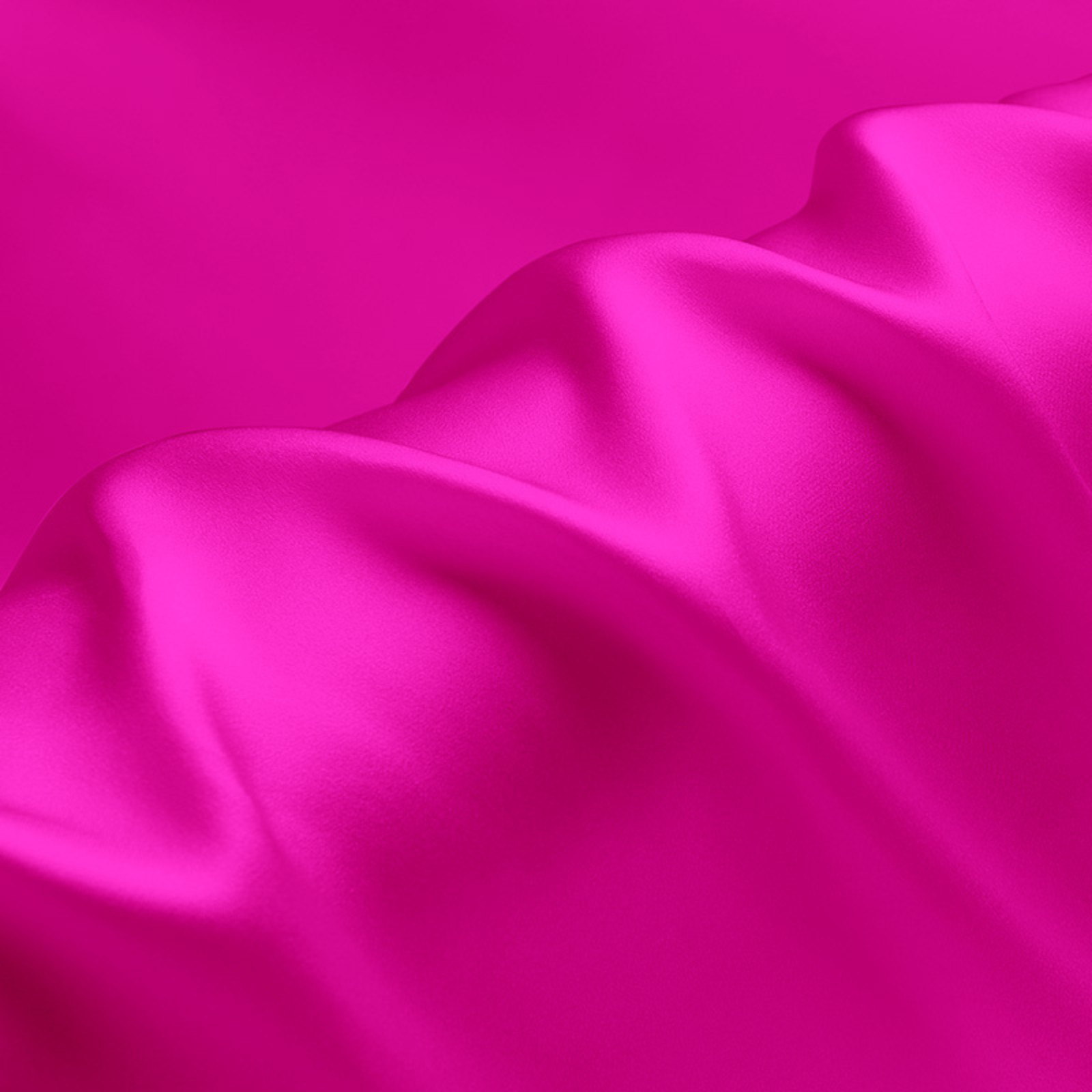 Hot Pink 100% Pure Mulberry Silk Fabric by the Yard