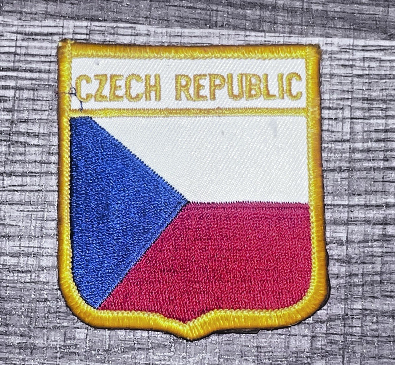 Czech Republic Patch – 2.3 x 2.7 inches