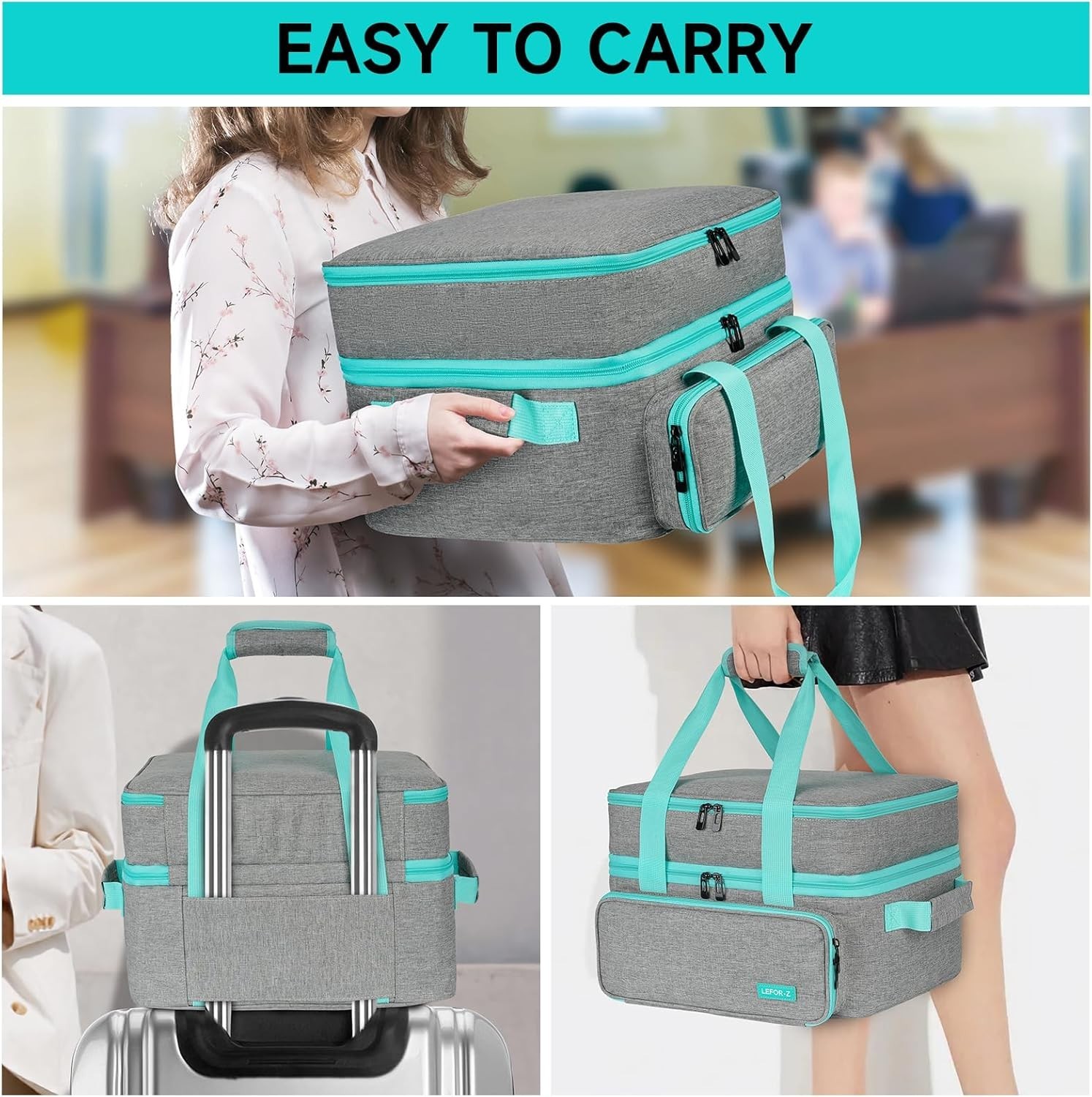 Carrying Case Heat Press Machine Storage Bag for Cricut EasyPress 2/ 3 Htvront