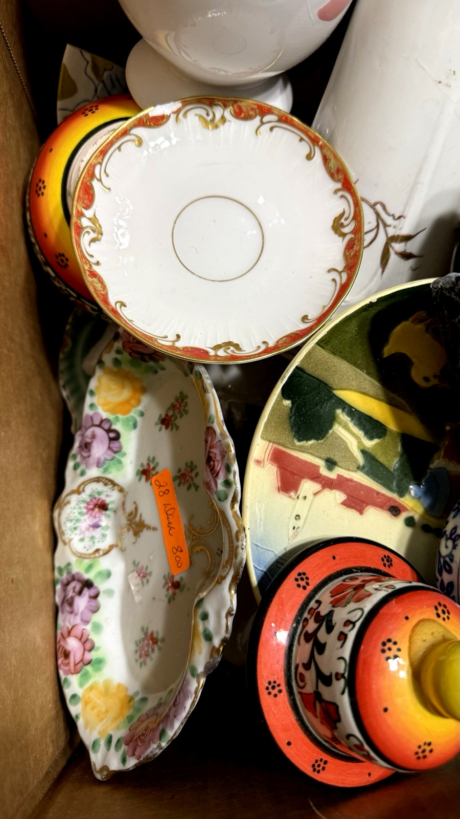 12 lb.Antique Vintage Porcelain Bone China Pieces Cups/Plates for Mosaics-Crafts