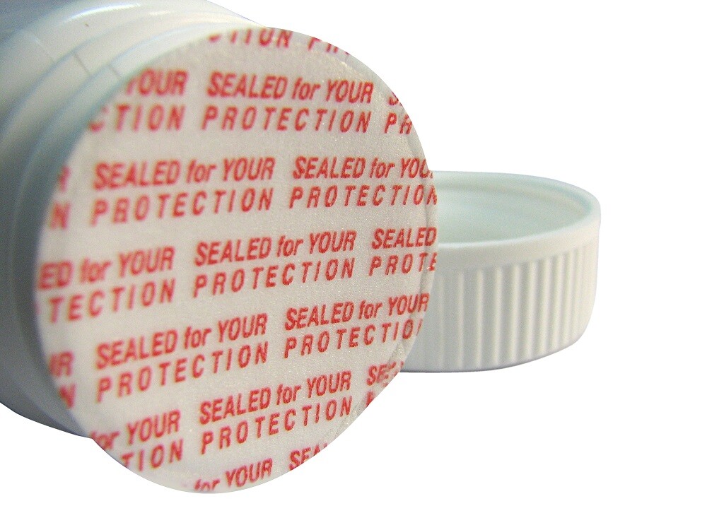 28mm Pressure Sensitive Red Foam Cap Liner Tamper Seal Sealed for Protection USA