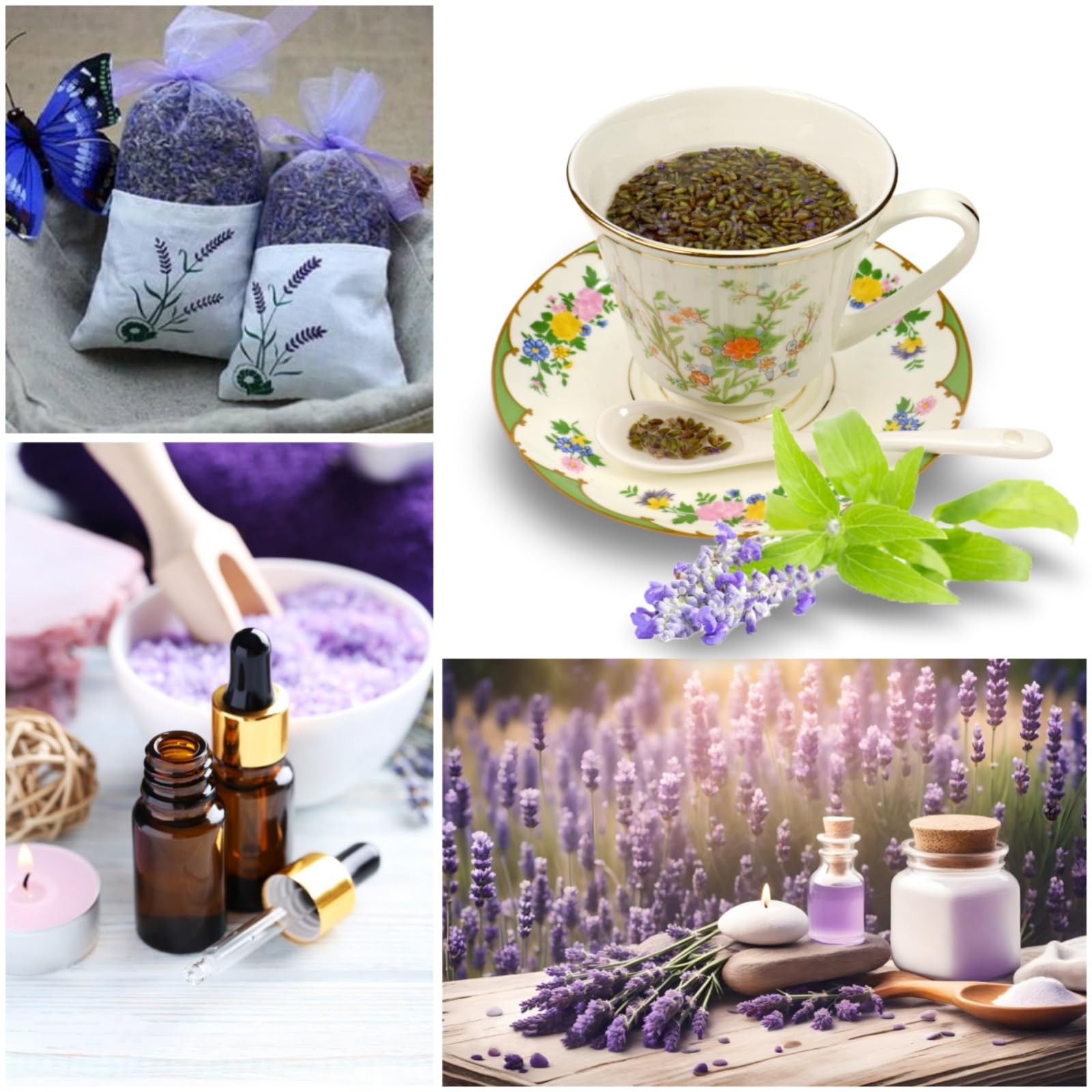 Dried Lavender Flowers 7oz (200g), Calming Natural Lavender Buds for Bath Soa…