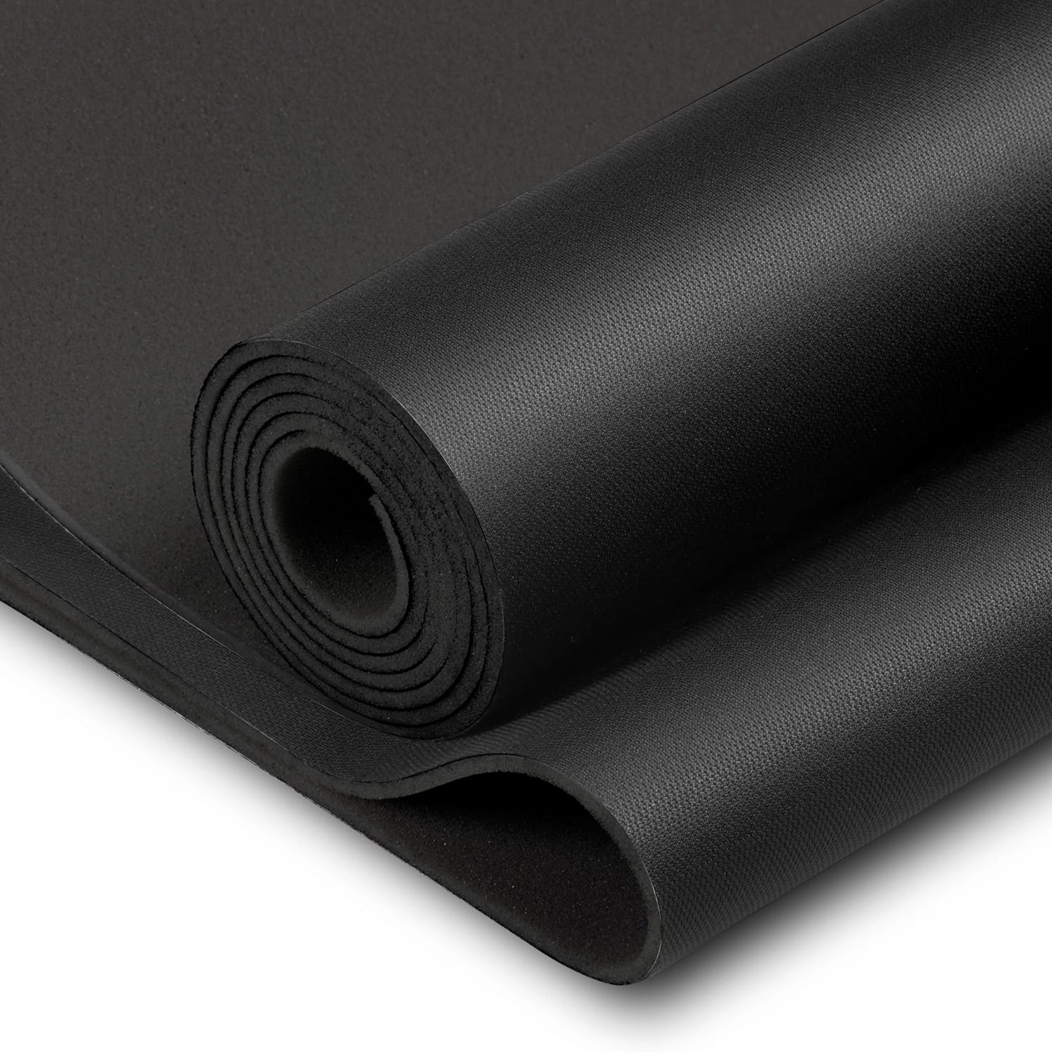 Black 60″W Interior Flat Knit Material for Truck Roof Headliner Fabric Foam Back