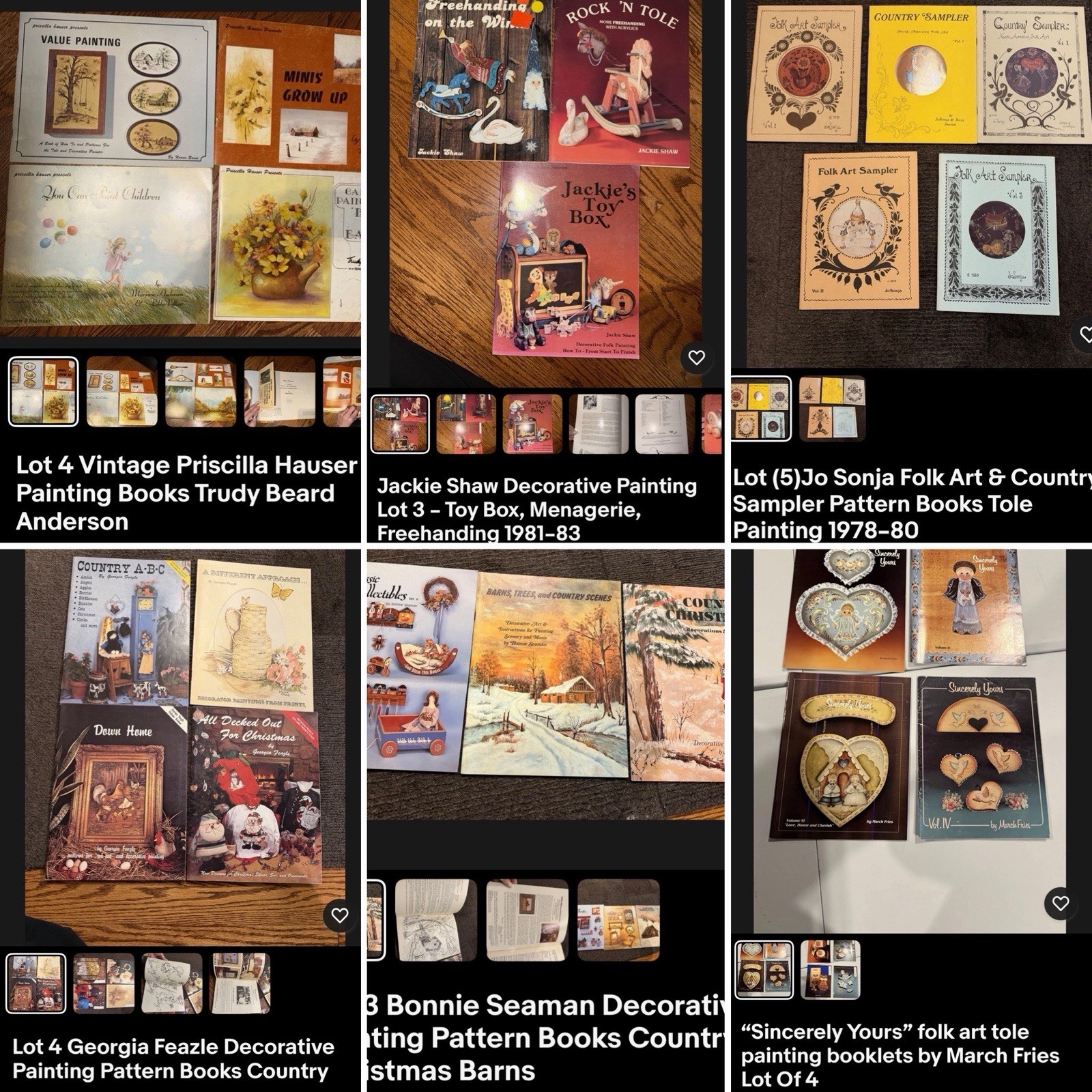 🎨 Variety Painting Instructional Books – Preview Only See Seller Page For Lots