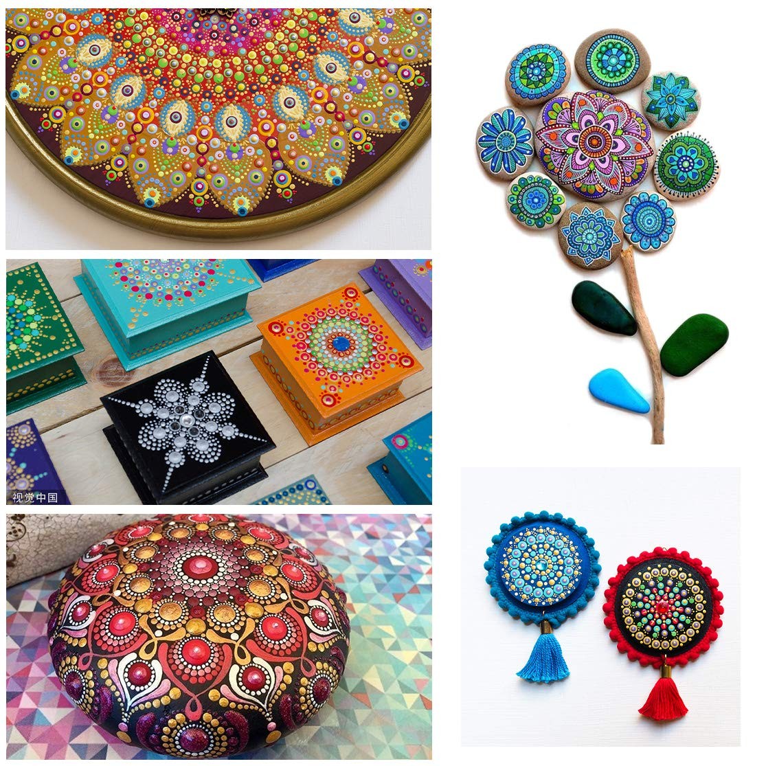 30 Pcs Mandala Painting Tools Mandala Dotting Tools For Painting Mandala Rocks N