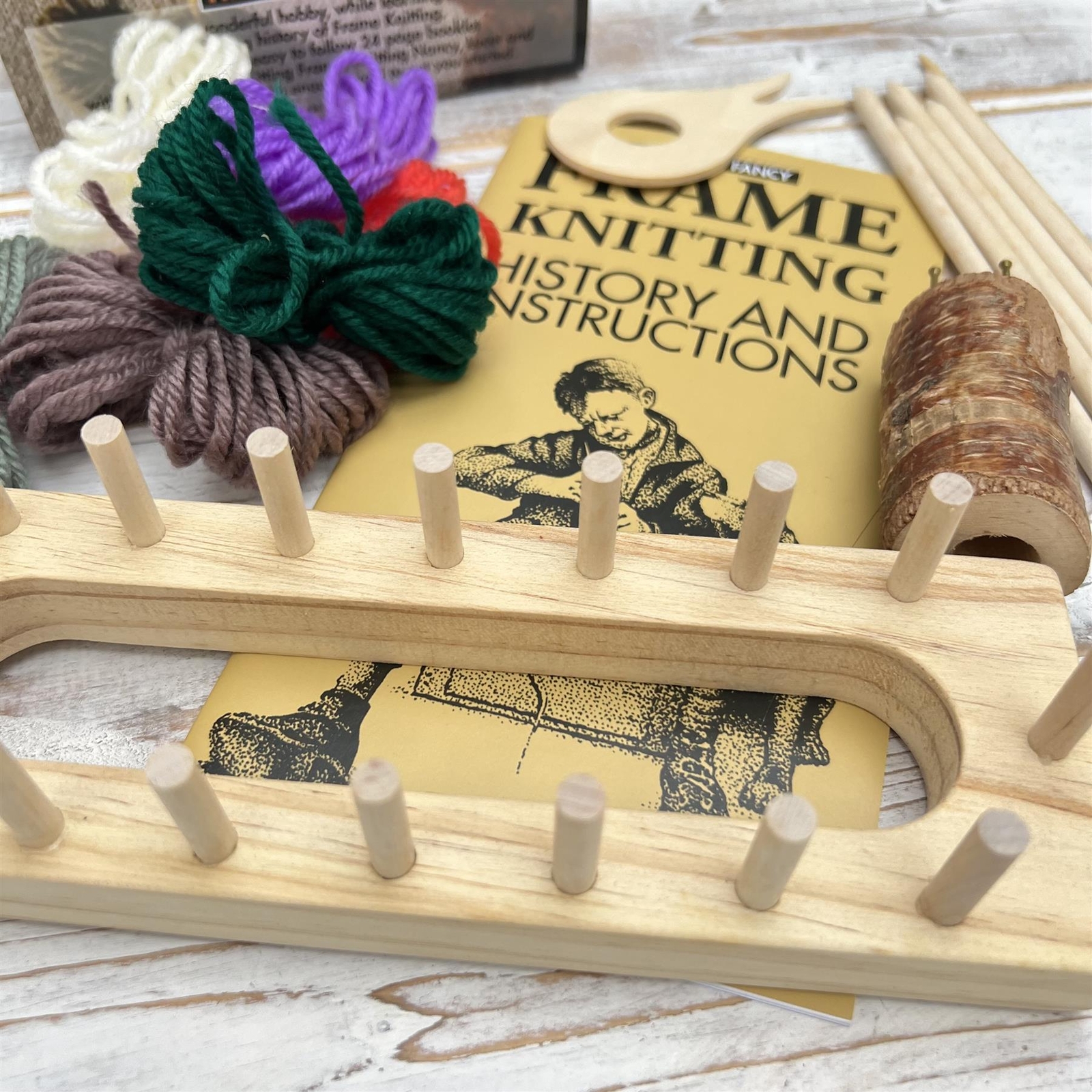 Frame Knitting Creative Kit | Learn Historic Skills