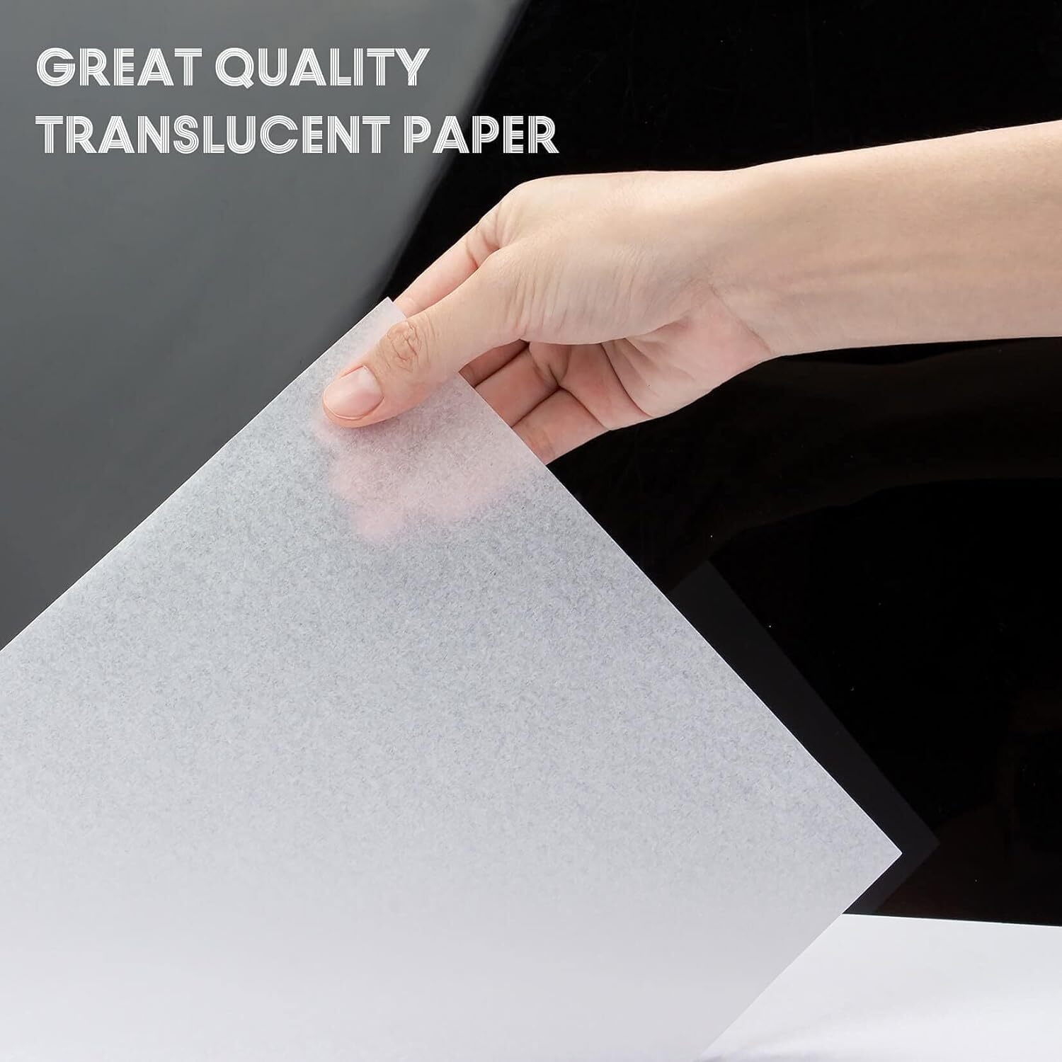 Tracing Paper for Drawing Trace Paper -200 Sheets White Translucent Traci