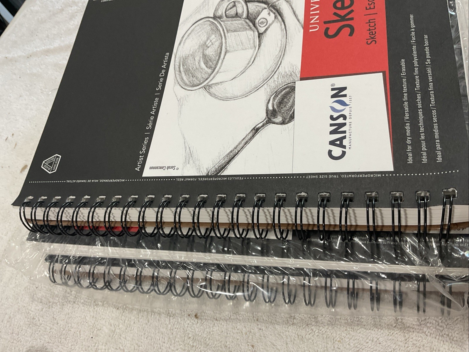 3 Pack Canson Universal Heavyweight Sketch Pads, 9 in. x 12 in., 100 Sheets