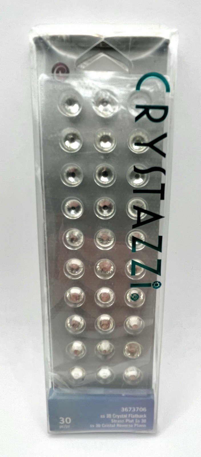 Crystazzi 29 Piece Flatback Crystal Rhinestones Glue On