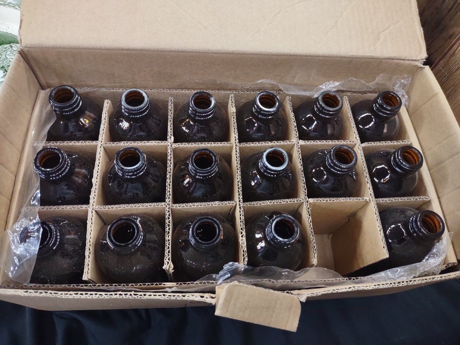 17 New 8 OZ Empty Amber Bottles With Lids Perfect For Tincture’s Mockins