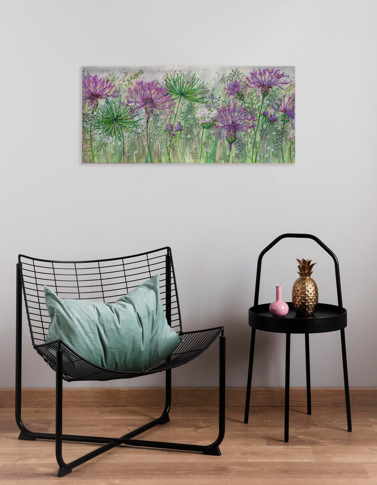 Abris Art Bead Embroidery Kit – Cornflowers in the field AB-882