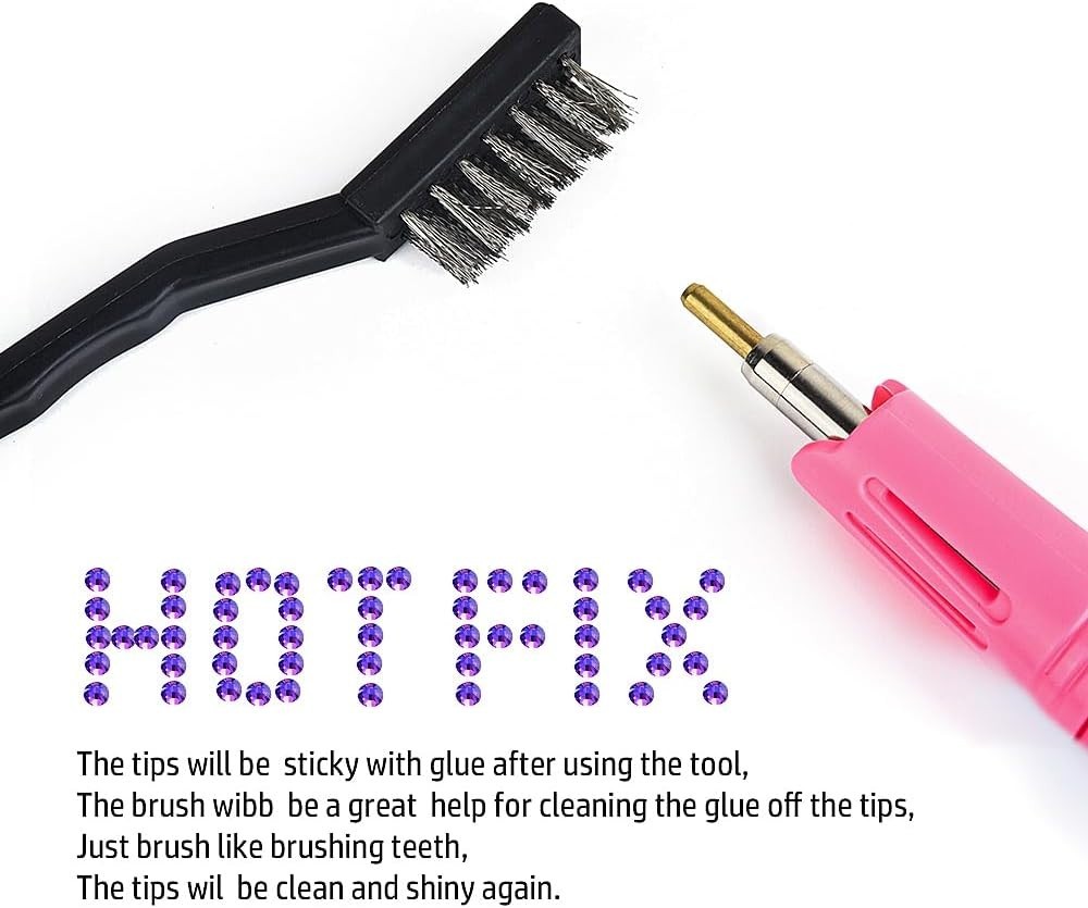Hotfix Rhinestone Setter, Hot Fix Applicator Tool Bedazzler Kit with Rhinestones