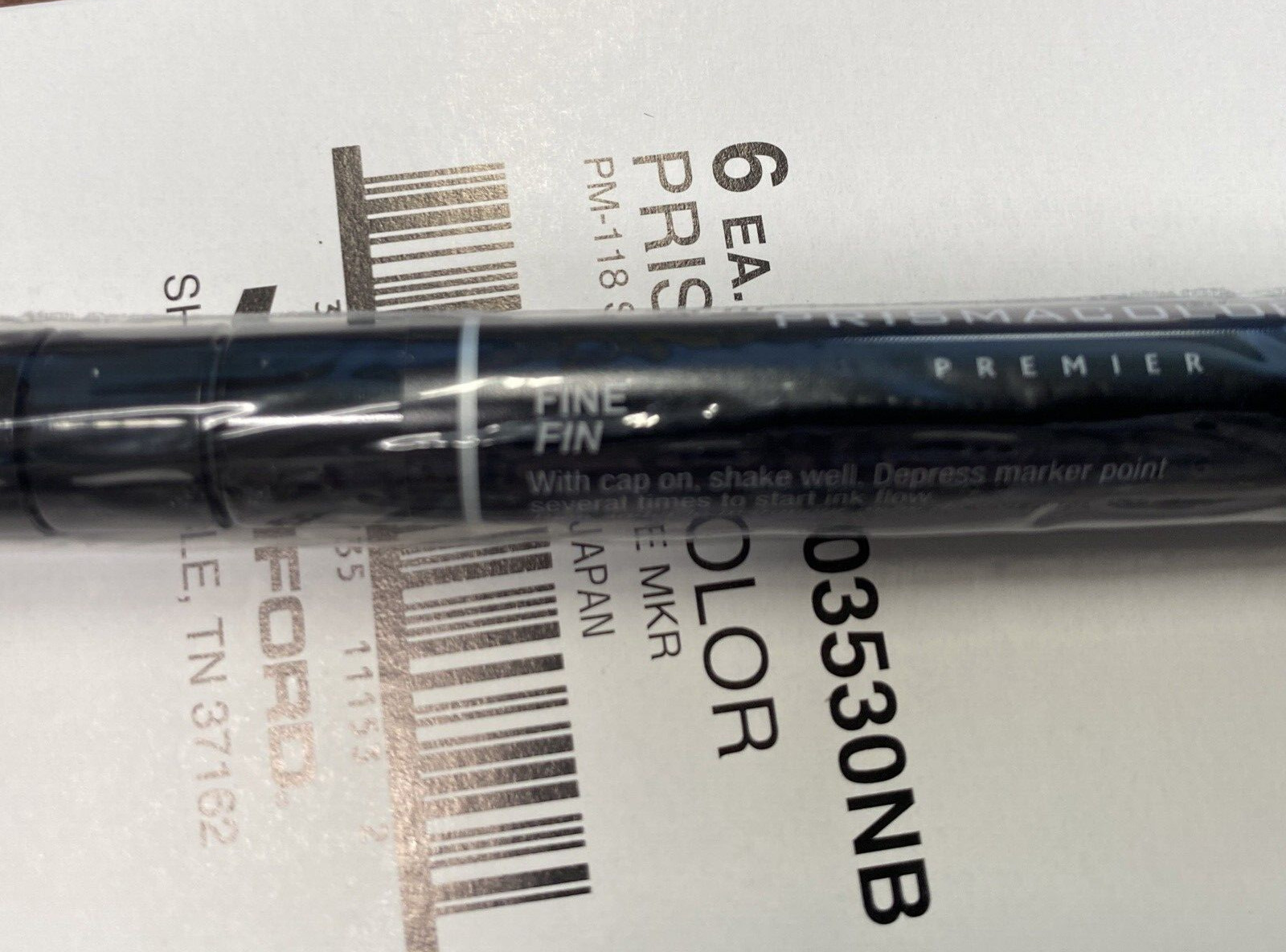 Prismacolor Metallic Silver Marker Discontinued PM-118 Fine Point New Sealed