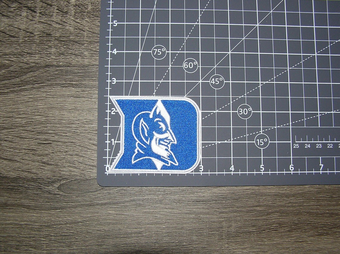 Duke University Blue Devils College Embroidered Iron On Patch 3″ x 2.5″