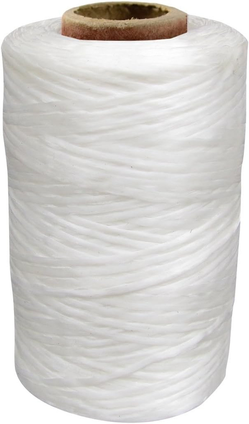 Treasure Gurus 1 Single Spool White Sinew Waxed Beading Craft Poly Thread Artifi