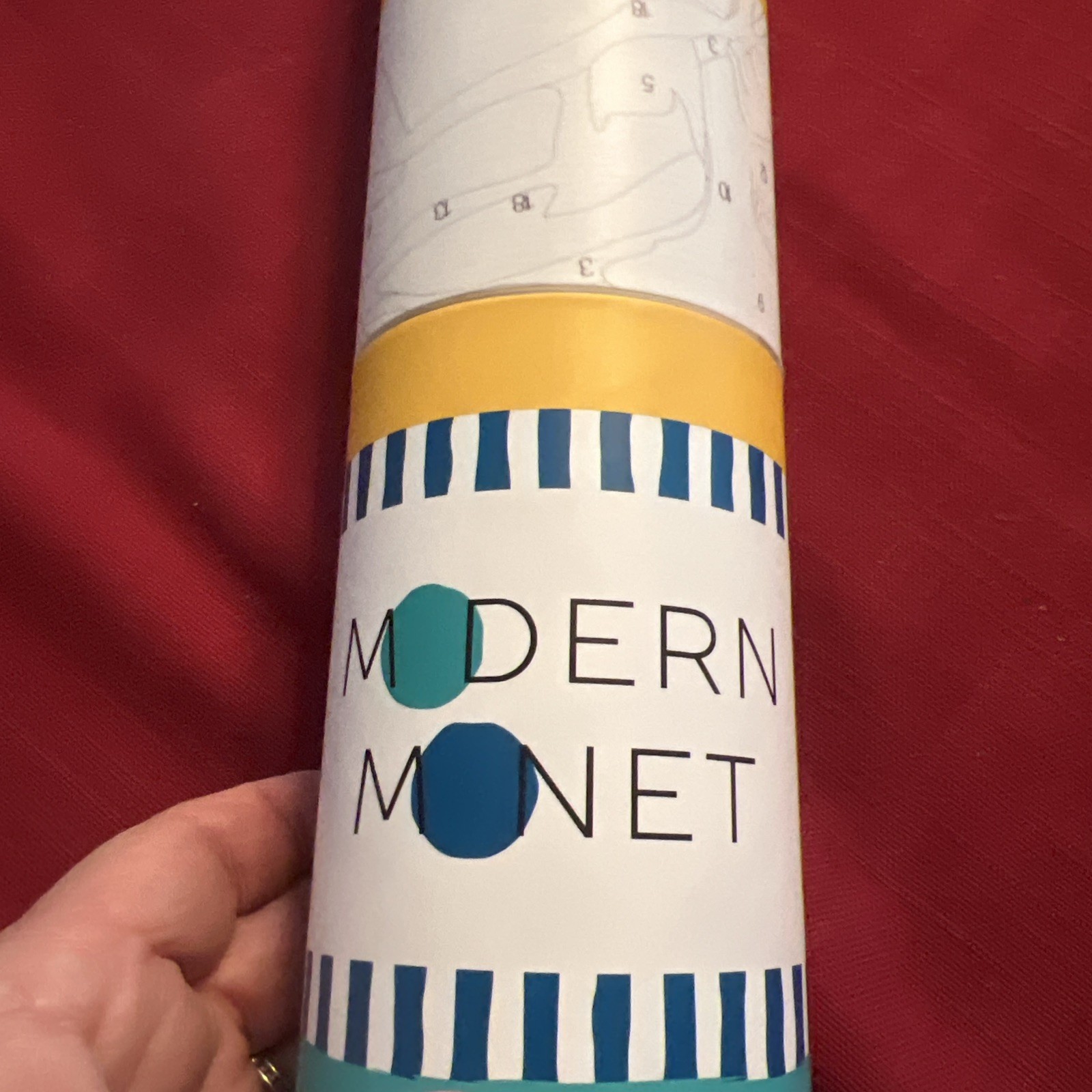 Modern Monet Acrylic Paint by Number Kit 16 x 20 Everything Eiffel Landscape