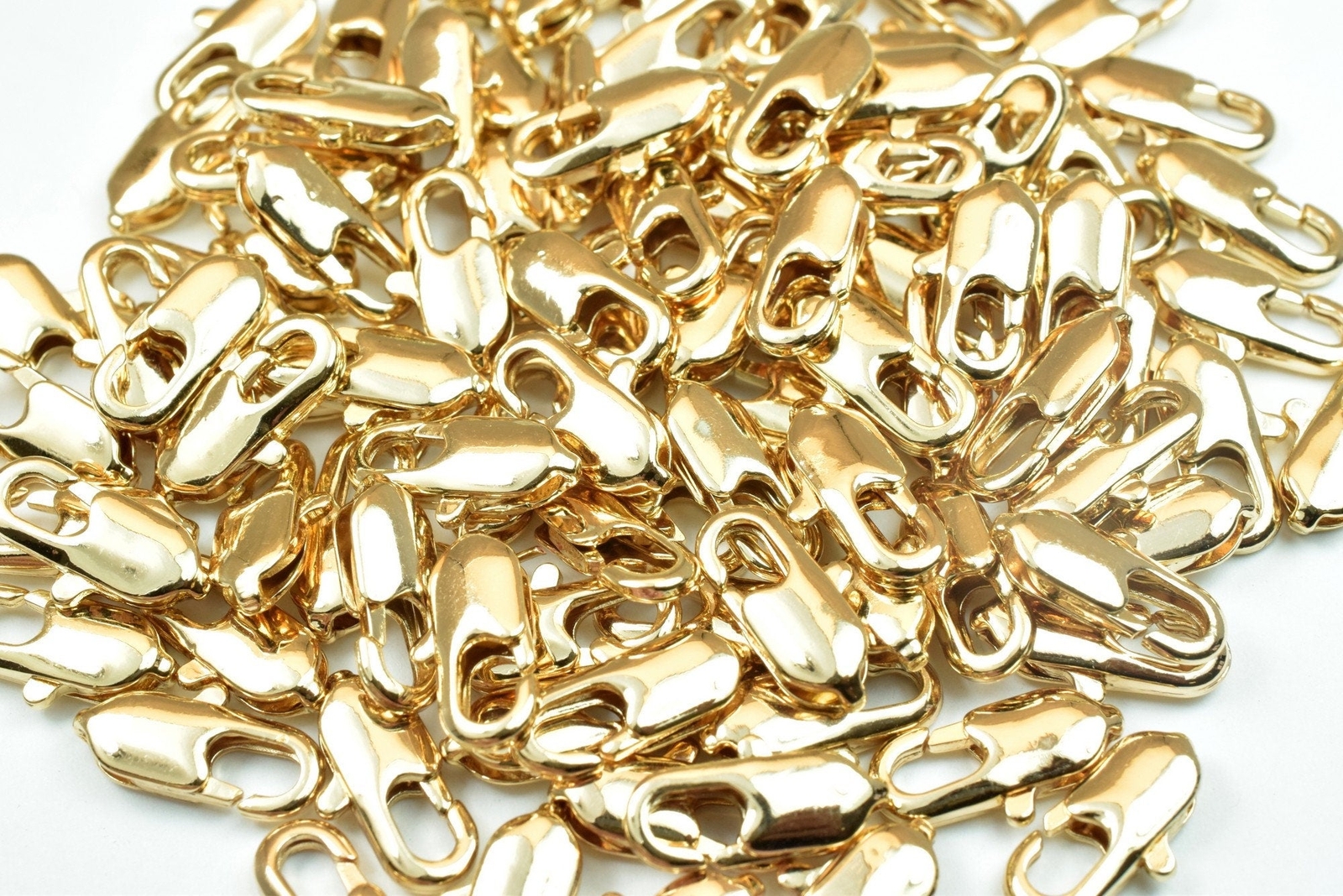 Gold Filled EP Lobster Claw Clasp,18 Kt/14 Kt For Jewelry different sizes
