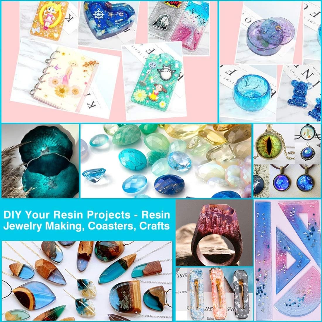 12 Colors Epoxy Resin Color Dye Colorant Liquid Epoxy Resin Pigment,10Ml Each