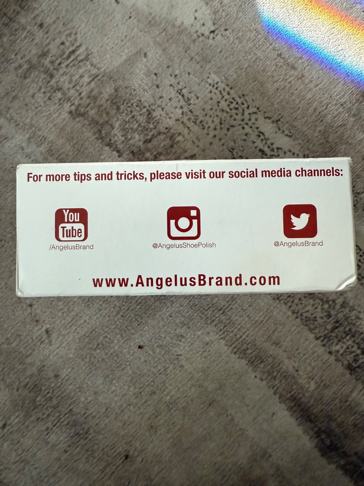 Angelus Shoe Polish | Acrylic Leather Paint | 12 Colors / 1 oz. | Open Box