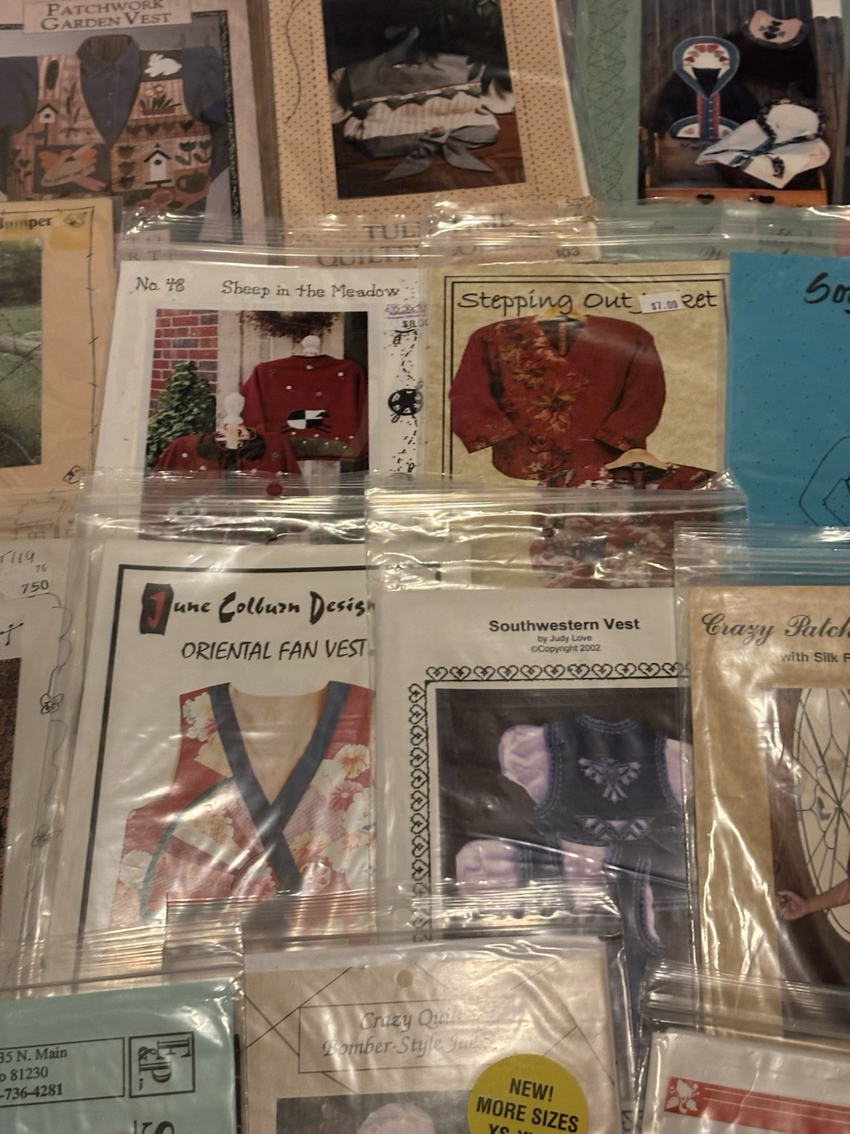 Wholesale Lot X 36 Patterns All Sizes Vests Clothing Country Homespun Cottage (2