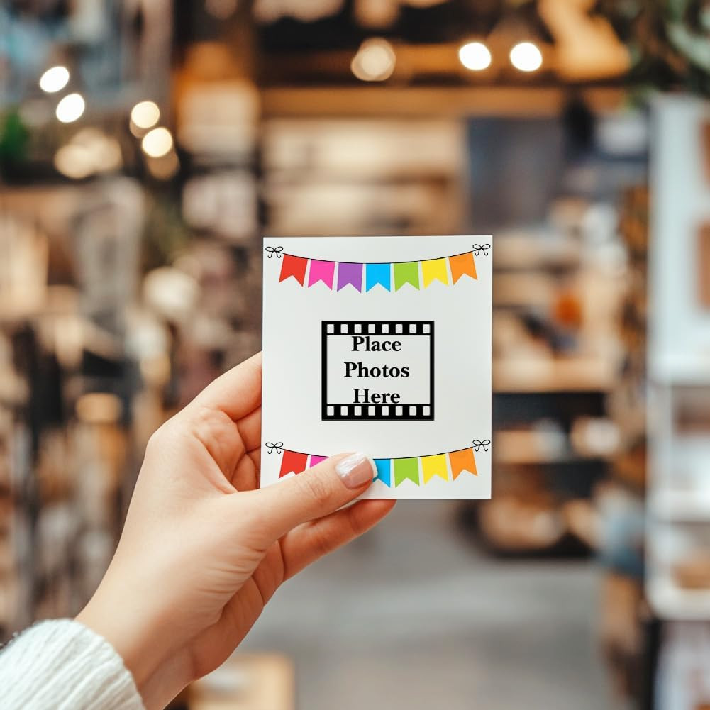 Place Photo Here Clear Stamp Arrow Silicone Stamp Camera Rubber Stamp Image Fram