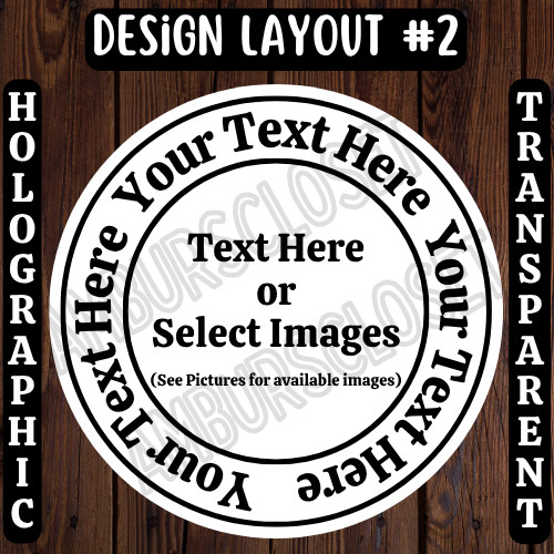 40 CUSTOM BUSINESS STICKERS SEALS LABELS 2″ ROUND WATERPROOF THANK YOU YOUR WAY